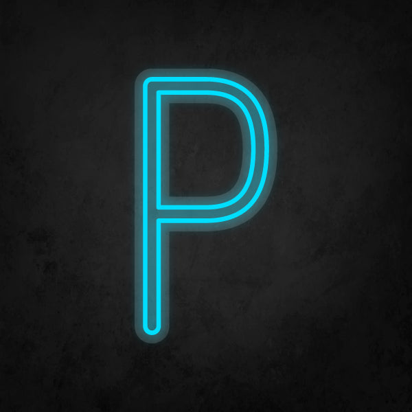 LED Neon Sign - Alphabet - P