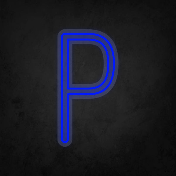 LED Neon Sign - Alphabet - P