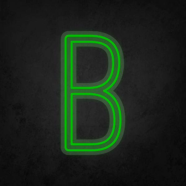 LED Neon Sign - Alphabet - B