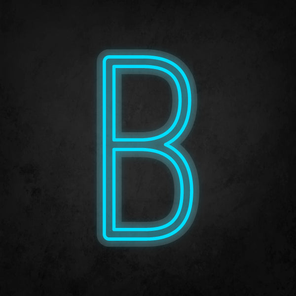 LED Neon Sign - Alphabet - B