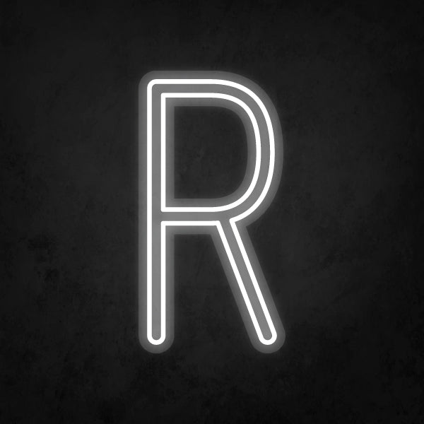 LED Neon Sign - Alphabet - R