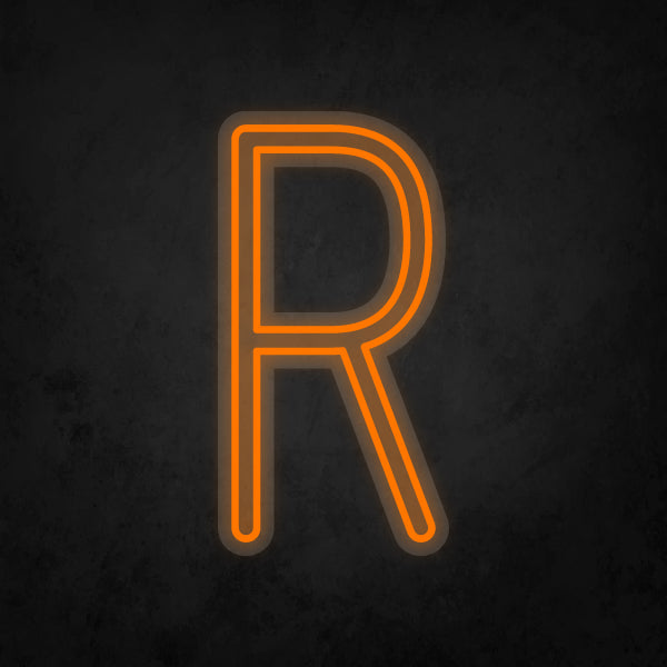 LED Neon Sign - Alphabet - R