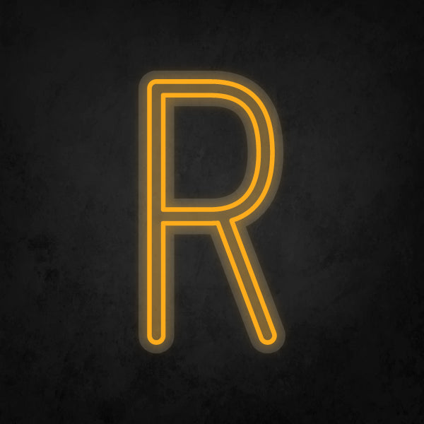 LED Neon Sign - Alphabet - R