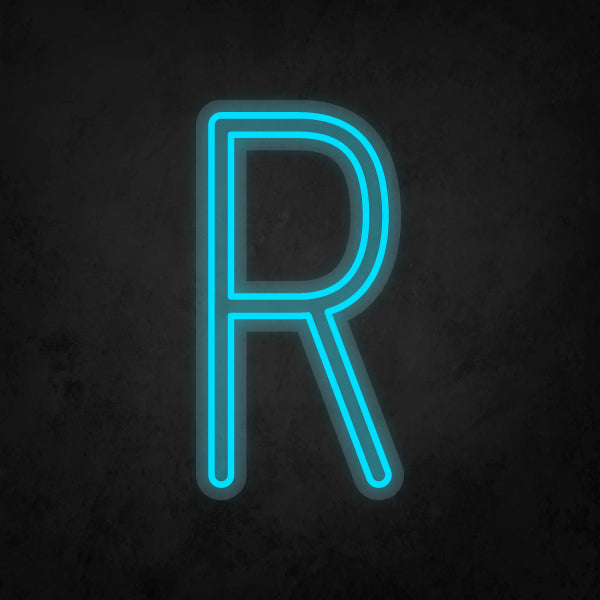 LED Neon Sign - Alphabet - R