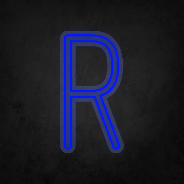LED Neon Sign - Alphabet - R