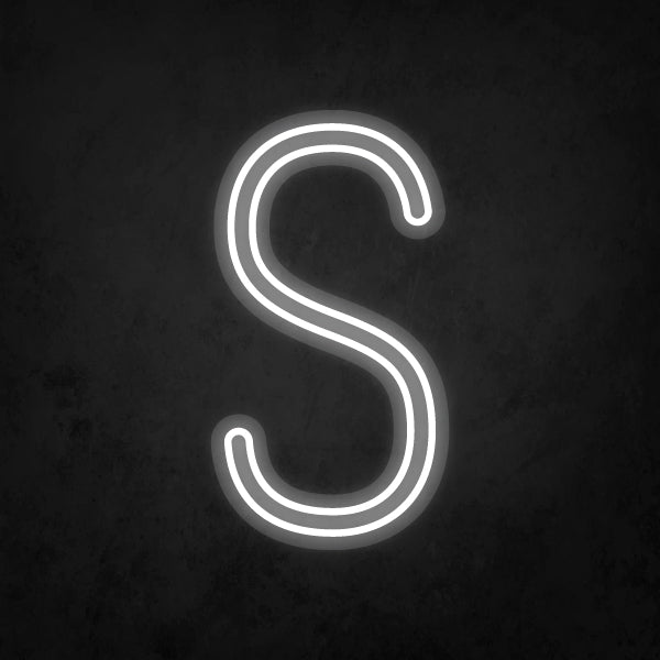 LED Neon Sign - Alphabet - S
