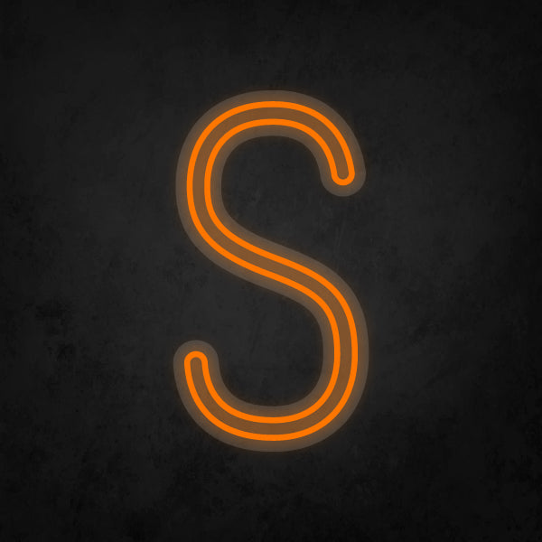 LED Neon Sign - Alphabet - S