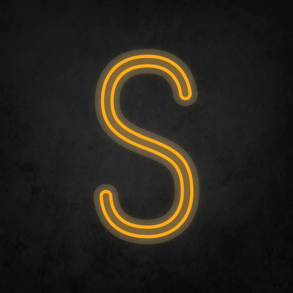 LED Neon Sign - Alphabet - S