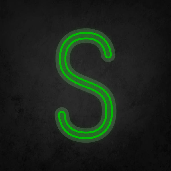 LED Neon Sign - Alphabet - S