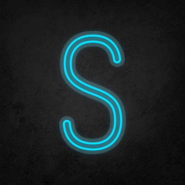 LED Neon Sign - Alphabet - S