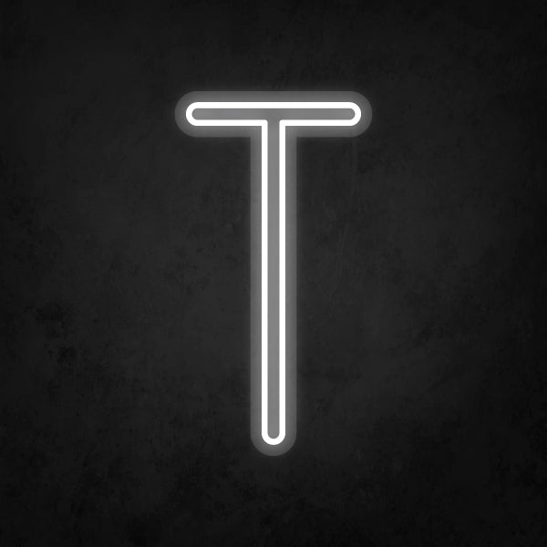 LED Neon Sign - Alphabet - T