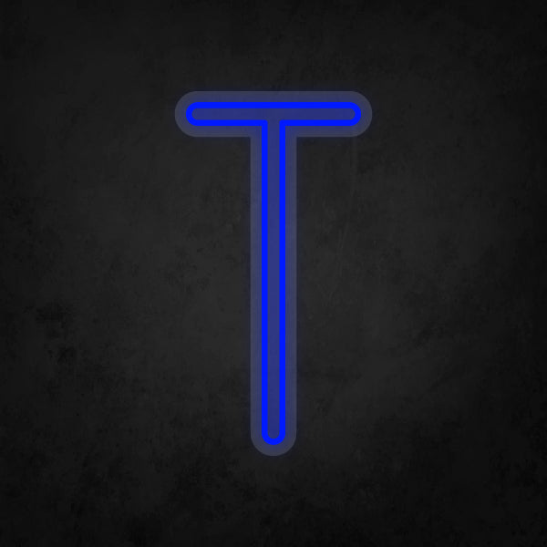 LED Neon Sign - Alphabet - T