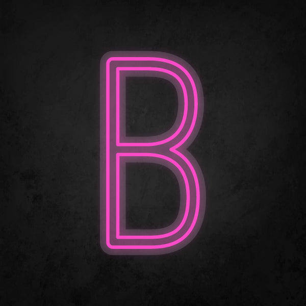 LED Neon Sign - Alphabet - B
