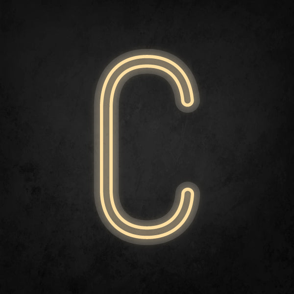 LED Neon Sign - Alphabet - C