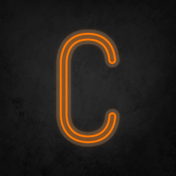 LED Neon Sign - Alphabet - C