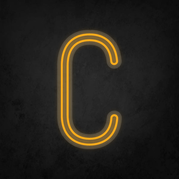 LED Neon Sign - Alphabet - C