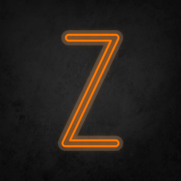 LED Neon Sign - Alphabet - Z