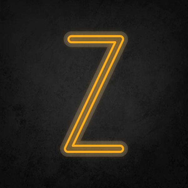 LED Neon Sign - Alphabet - Z