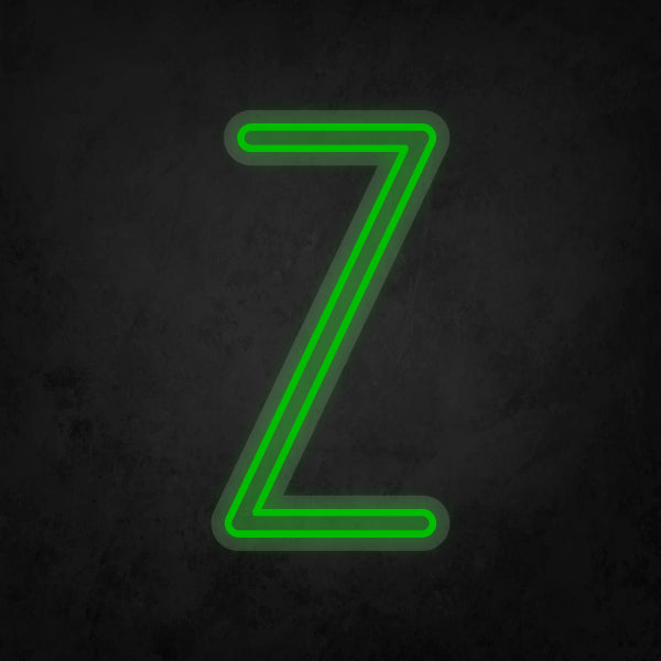 LED Neon Sign - Alphabet - Z