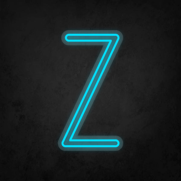 LED Neon Sign - Alphabet - Z