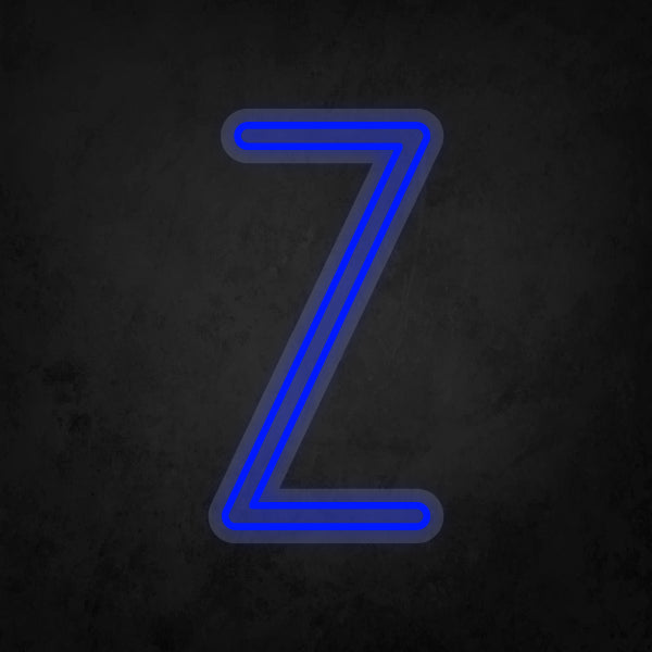 LED Neon Sign - Alphabet - Z