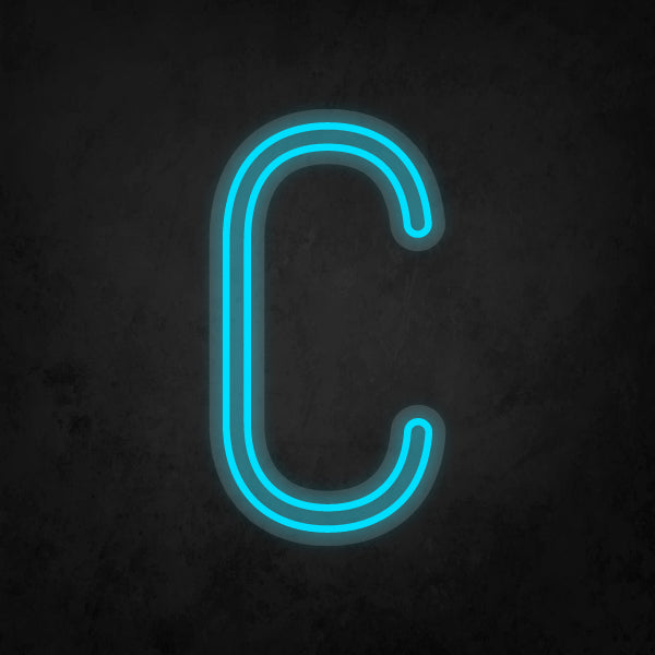 LED Neon Sign - Alphabet - C