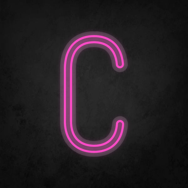 LED Neon Sign - Alphabet - C