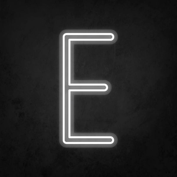 LED Neon Sign - Alphabet - E