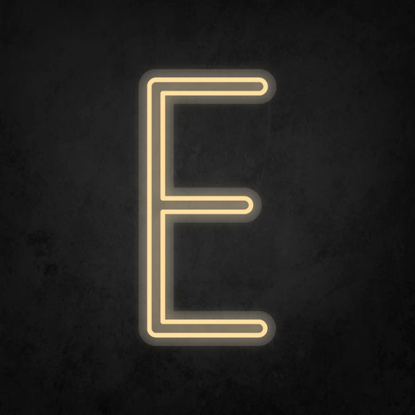 LED Neon Sign - Alphabet - E