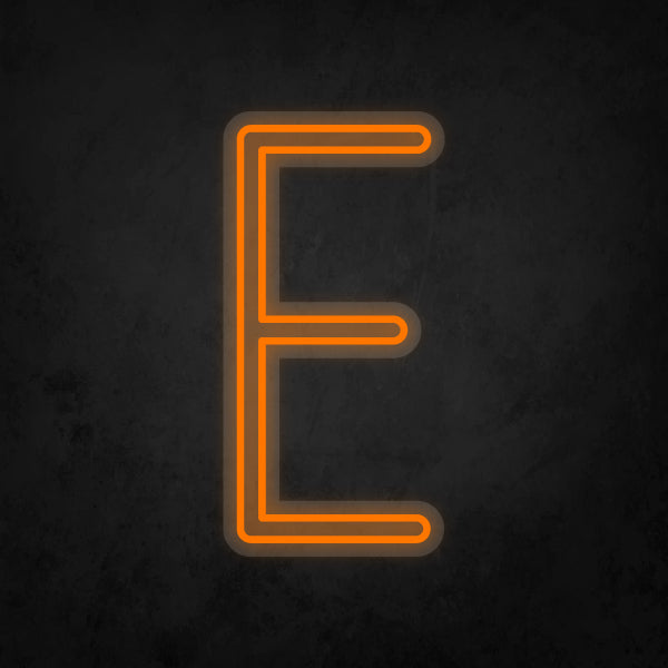 LED Neon Sign - Alphabet - E
