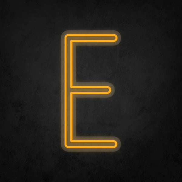 LED Neon Sign - Alphabet - E