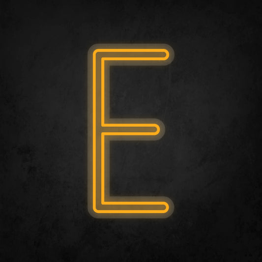 LED Neon Sign - Alphabet - E