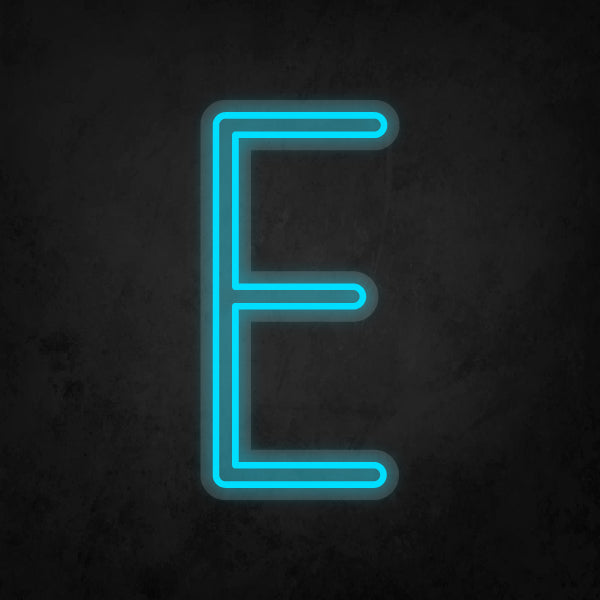 LED Neon Sign - Alphabet - E