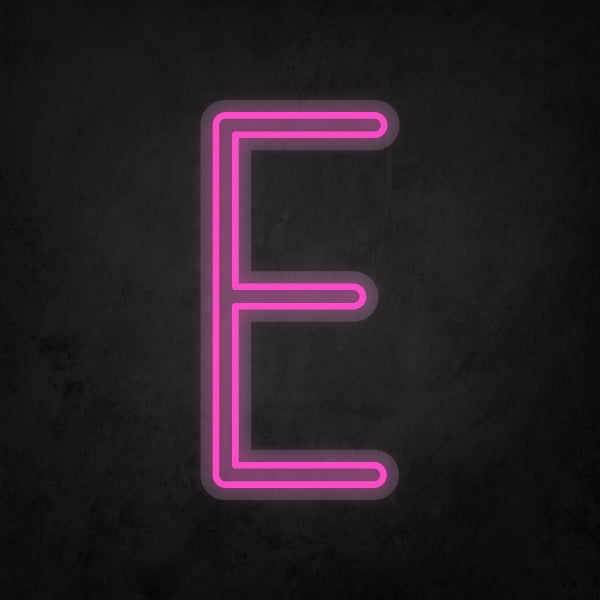 LED Neon Sign - Alphabet - E