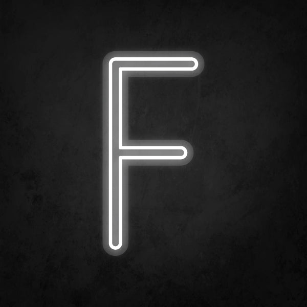 LED Neon Sign - Alphabet - F