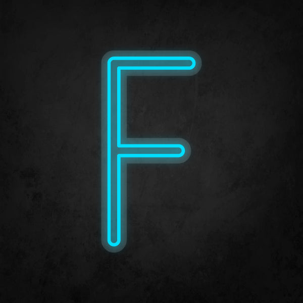 LED Neon Sign - Alphabet - F
