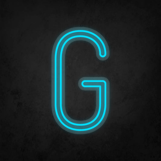 LED Neon Sign - Alphabet - G