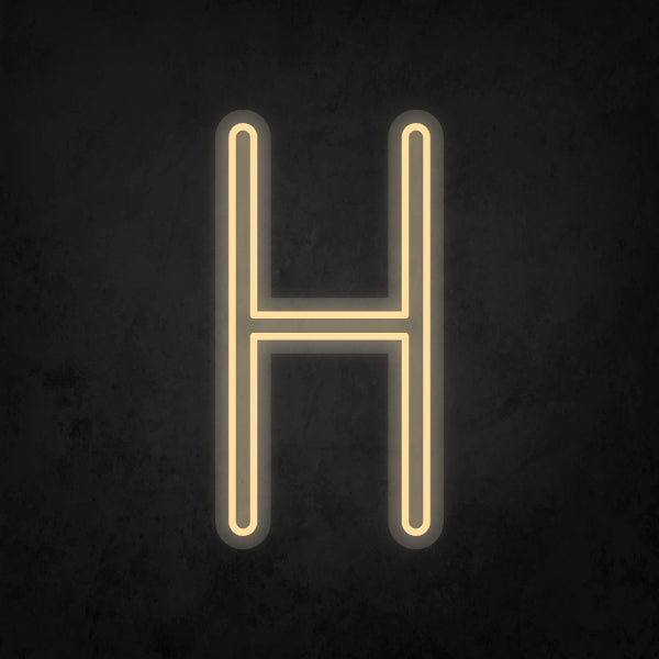 LED Neon Sign - Alphabet - H