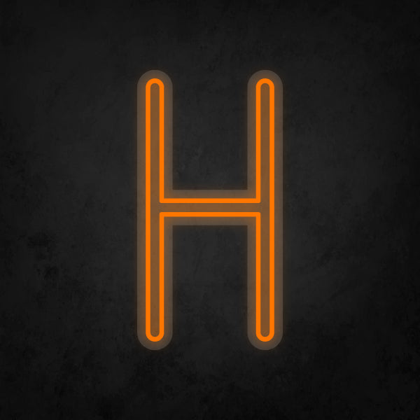 LED Neon Sign - Alphabet - H