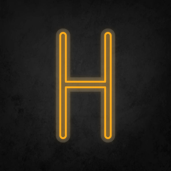 LED Neon Sign - Alphabet - H