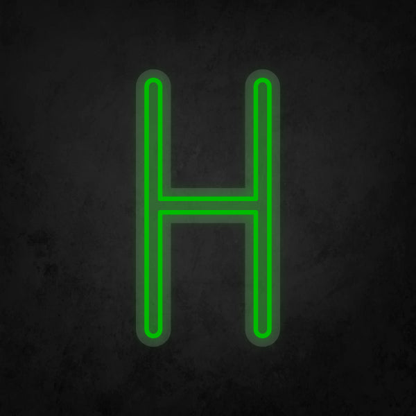 LED Neon Sign - Alphabet - H