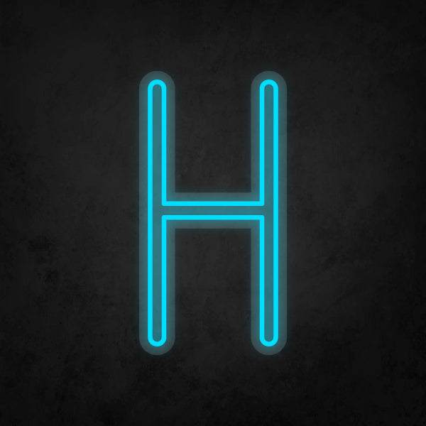 LED Neon Sign - Alphabet - H