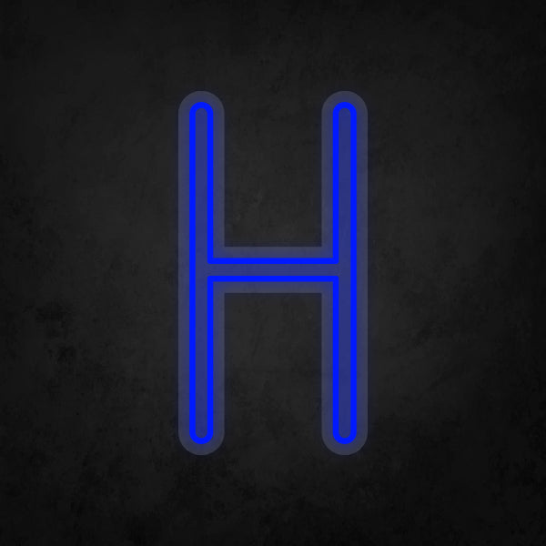 LED Neon Sign - Alphabet - H