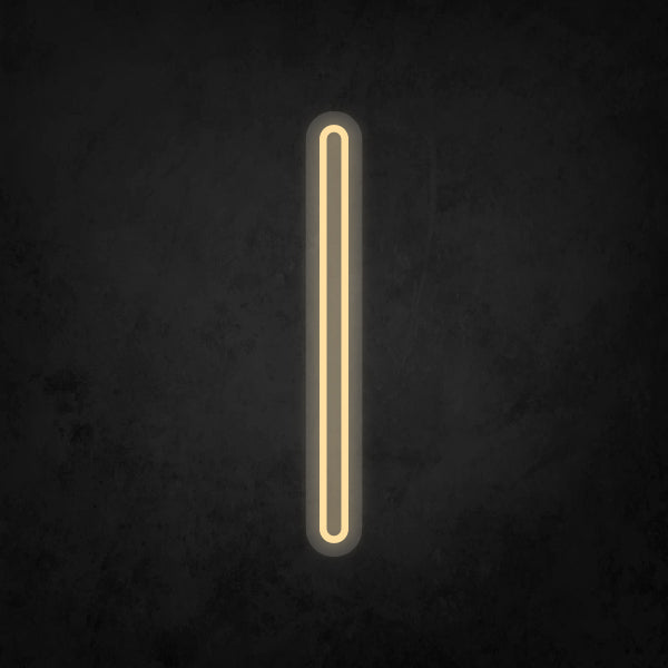 LED Neon Sign - Alphabet - I