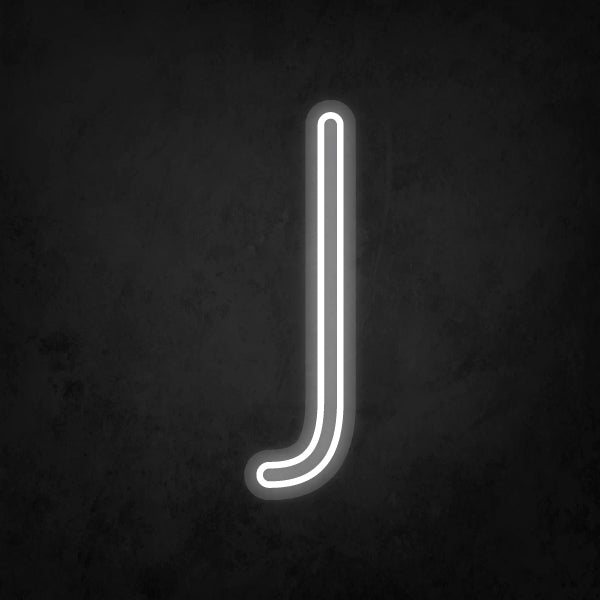 LED Neon Sign - Alphabet - J
