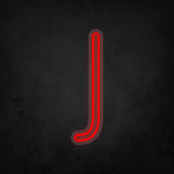 LED Neon Sign - Alphabet - J