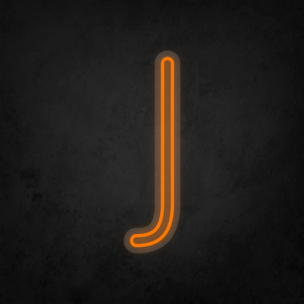 LED Neon Sign - Alphabet - J