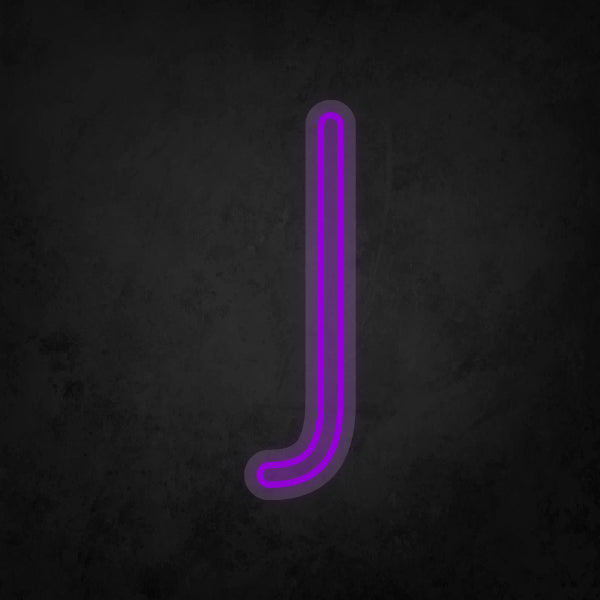 LED Neon Sign - Alphabet - J