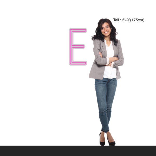 LED Neon Sign - Alphabet - E