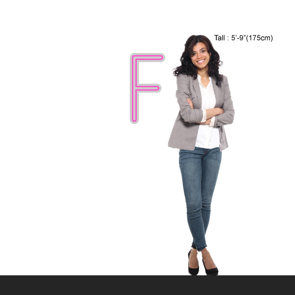 LED Neon Sign - Alphabet - F